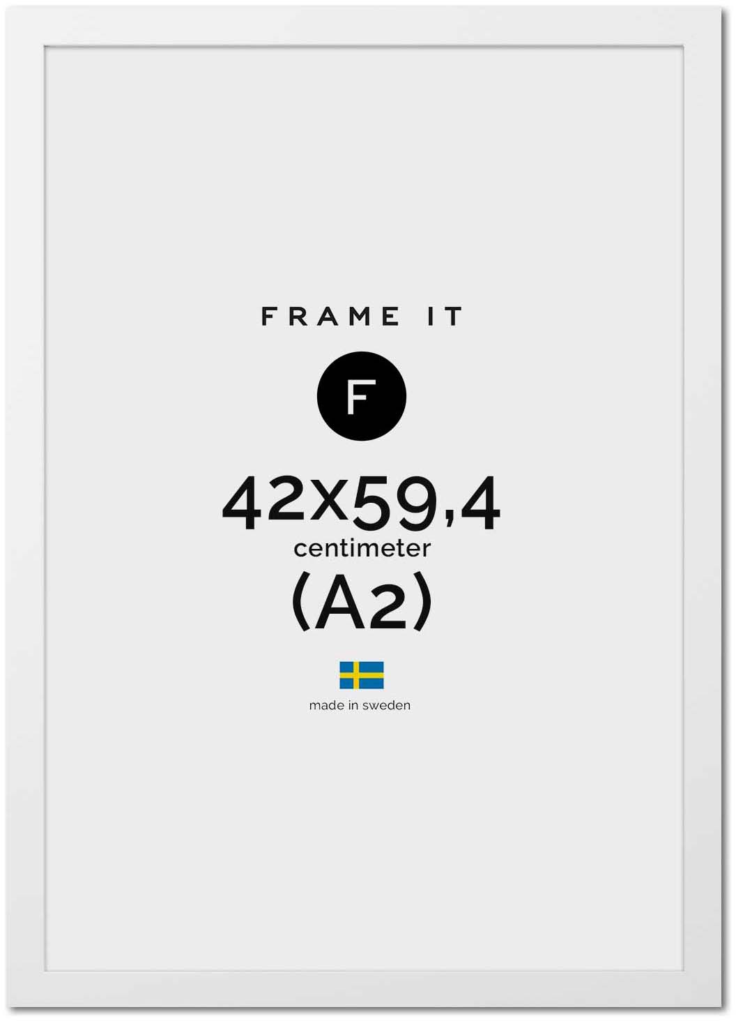 Ramar A2 (42x59,4 cm) | Svensktillverkade med riktigt glas | FRAME